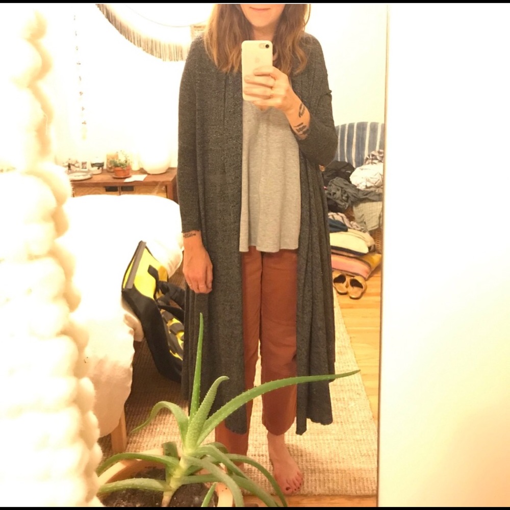 Free people we the free soft cotton wrap sweater